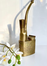 Load image into Gallery viewer, Vintage Brass Smoking Pipe