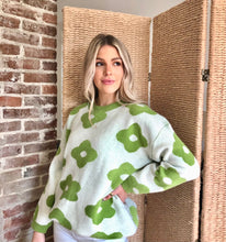 Load image into Gallery viewer, Sage Poppies Sweater