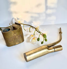 Load image into Gallery viewer, Vintage Brass Smoking Pipe