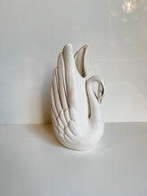 Load image into Gallery viewer, Vintage White Swan Vase
