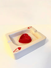 Load image into Gallery viewer, Vintage Ace of Hearts Ashtray
